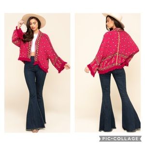 Show Me Your Mumu Dark Rainstorm Berkeley Bellbottom Jeans Size Small